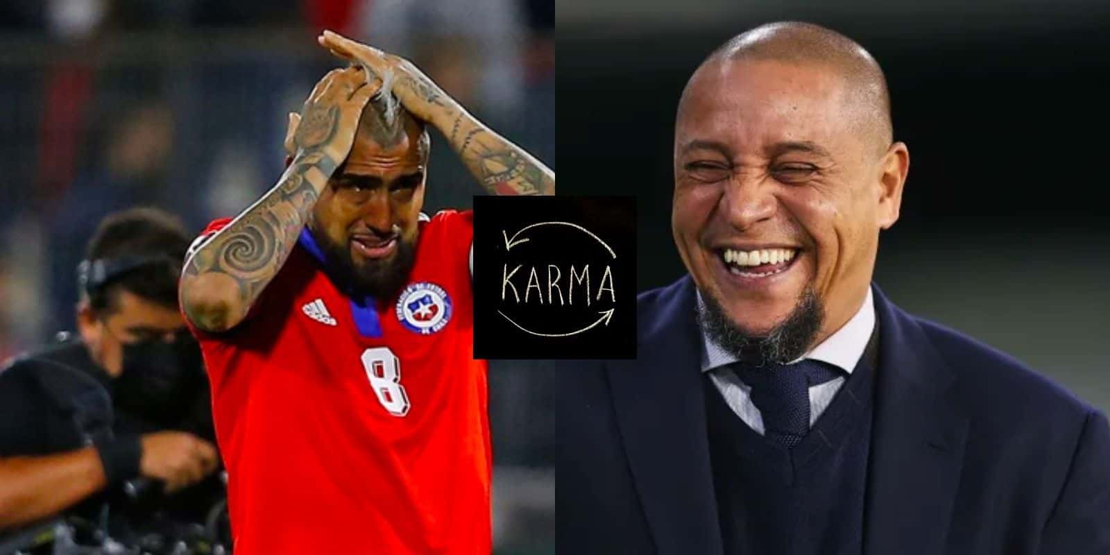 Conoce la tremenda zasca que Roberto Carlos le dio a Arturo Vidal