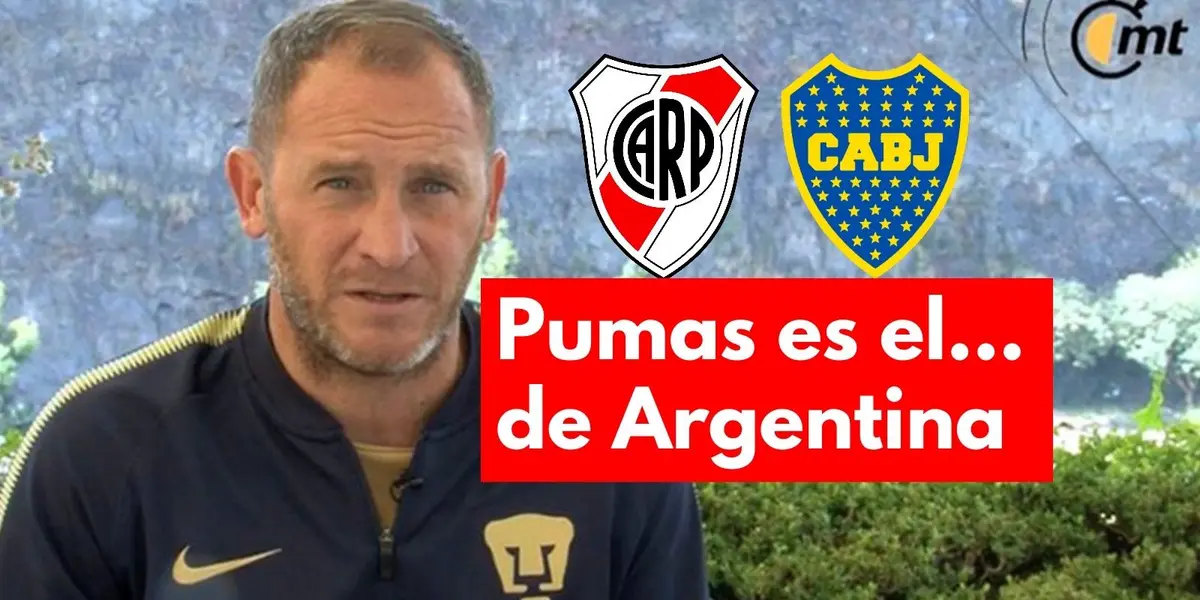 Conoce las recientes declaraciones de Andrés Lillini, DT de Pumas, quien lo compara con un grande de Argentina.