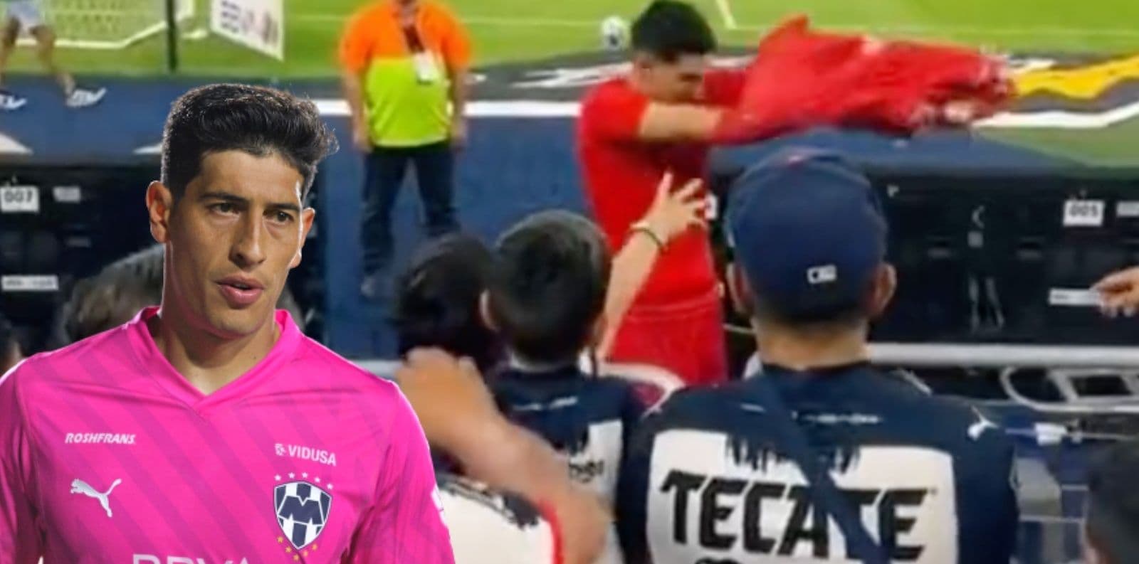 Conoce lo que hizo Esteban Andrada luego del polémico gesto de un aficionado de Rayados con un niño