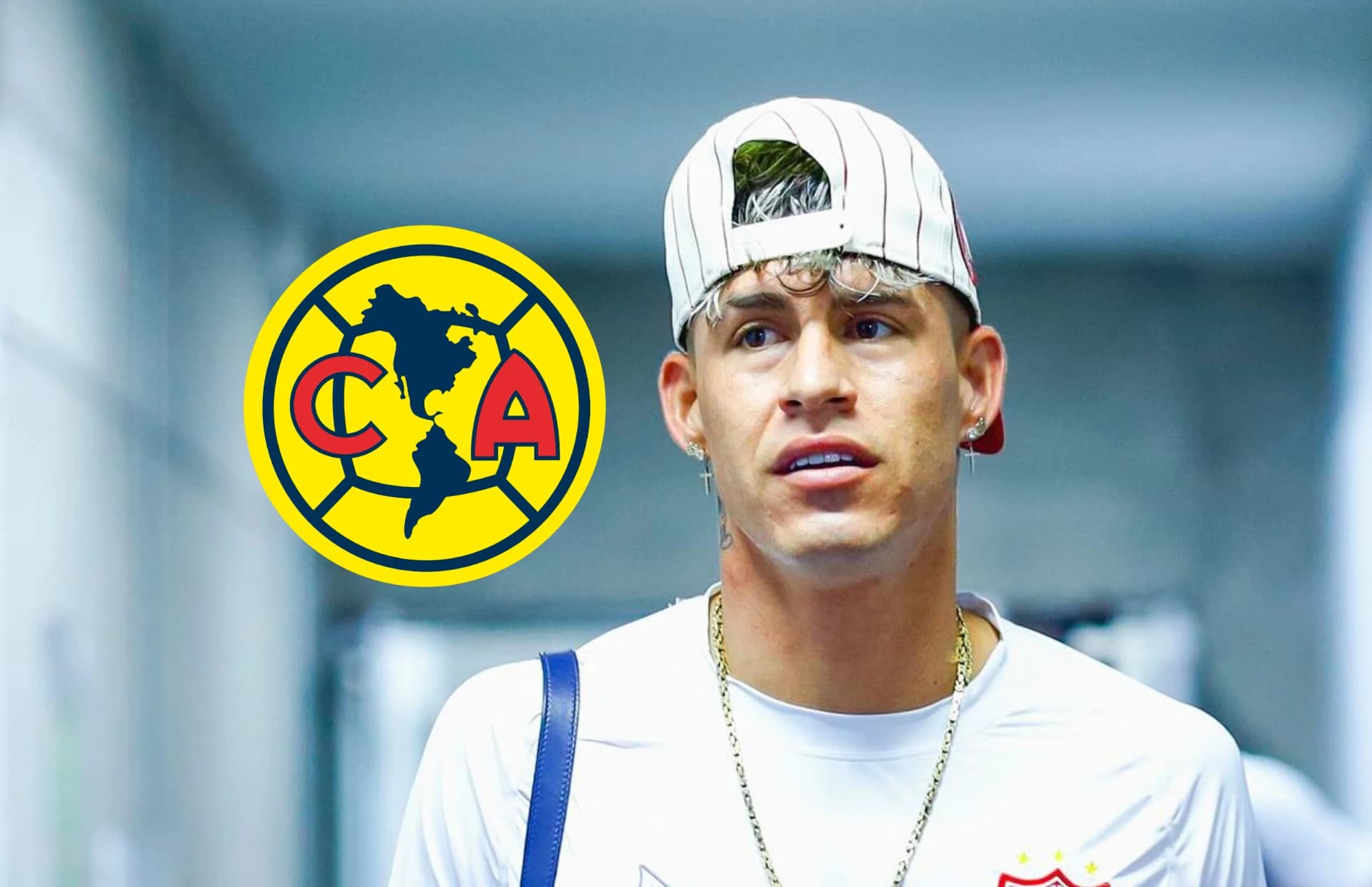 Cristian Calderón tuvo un guiño hacia el conjunto azulcrema pese a que está en los 'Rayos'.