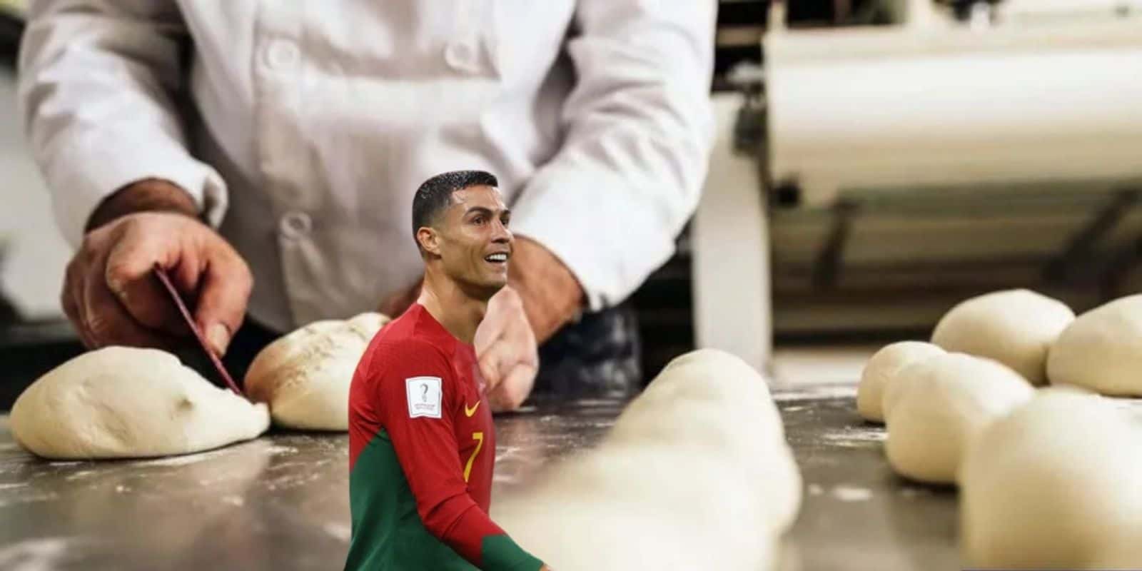 Cristiano lo hizo jugar para Portugal, costaba 50 millones, pero ahora es panadero.