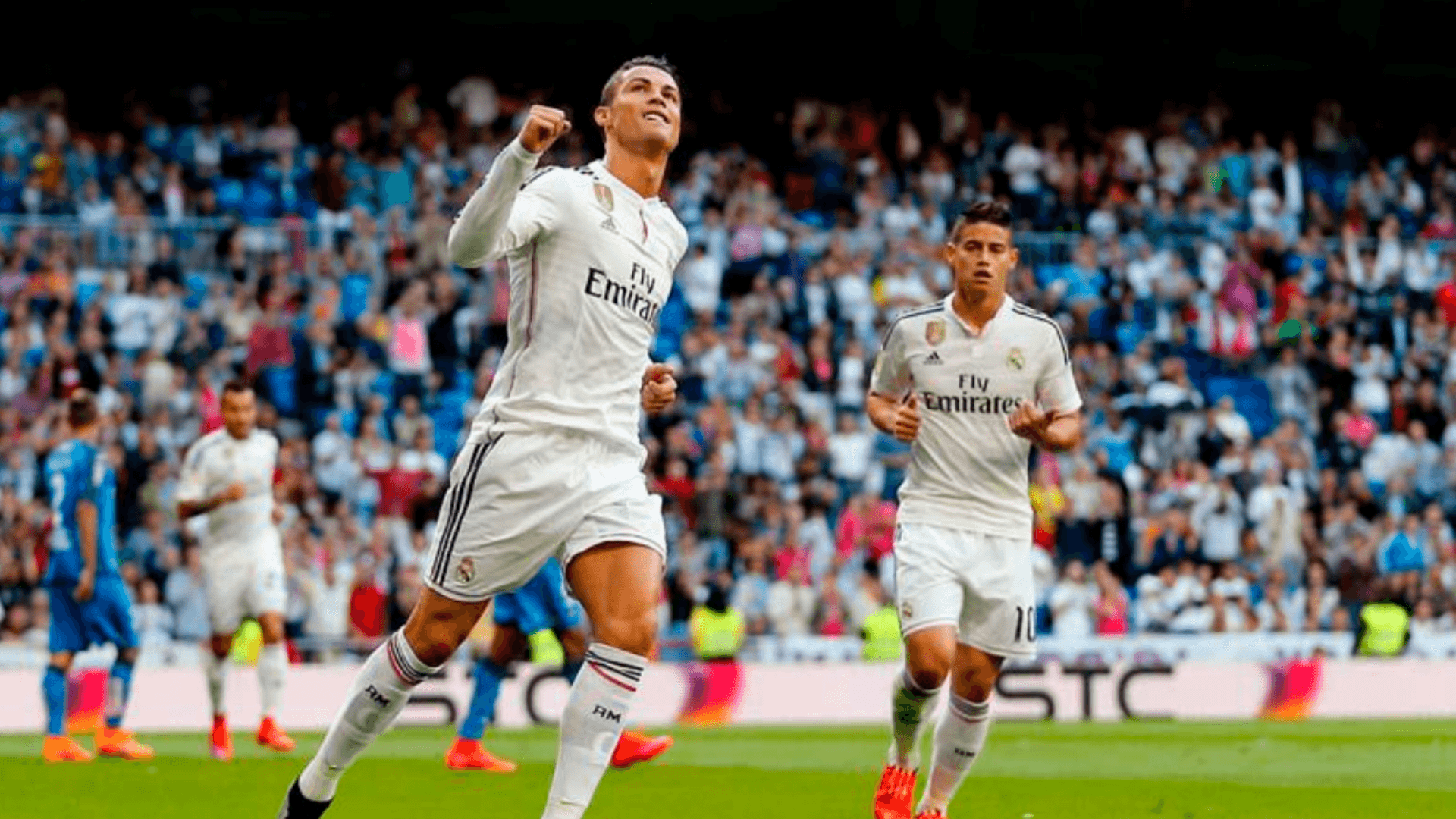 Cristiano Ronaldo celebrando con el Real Madrid | Foto: @realmadrid