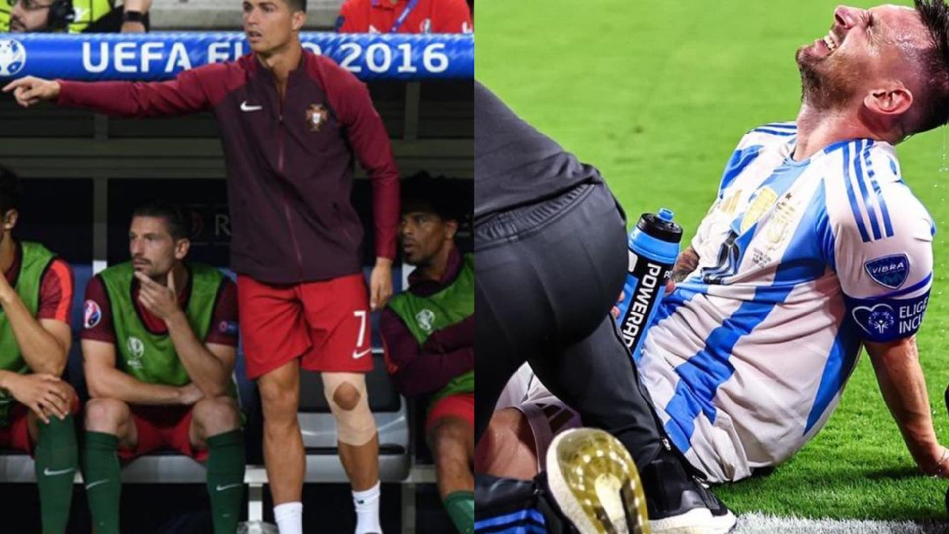 Cristiano Ronaldo dirige un partido con Portugal, Messi sale lesionado (Fuente: RPP y EFE)