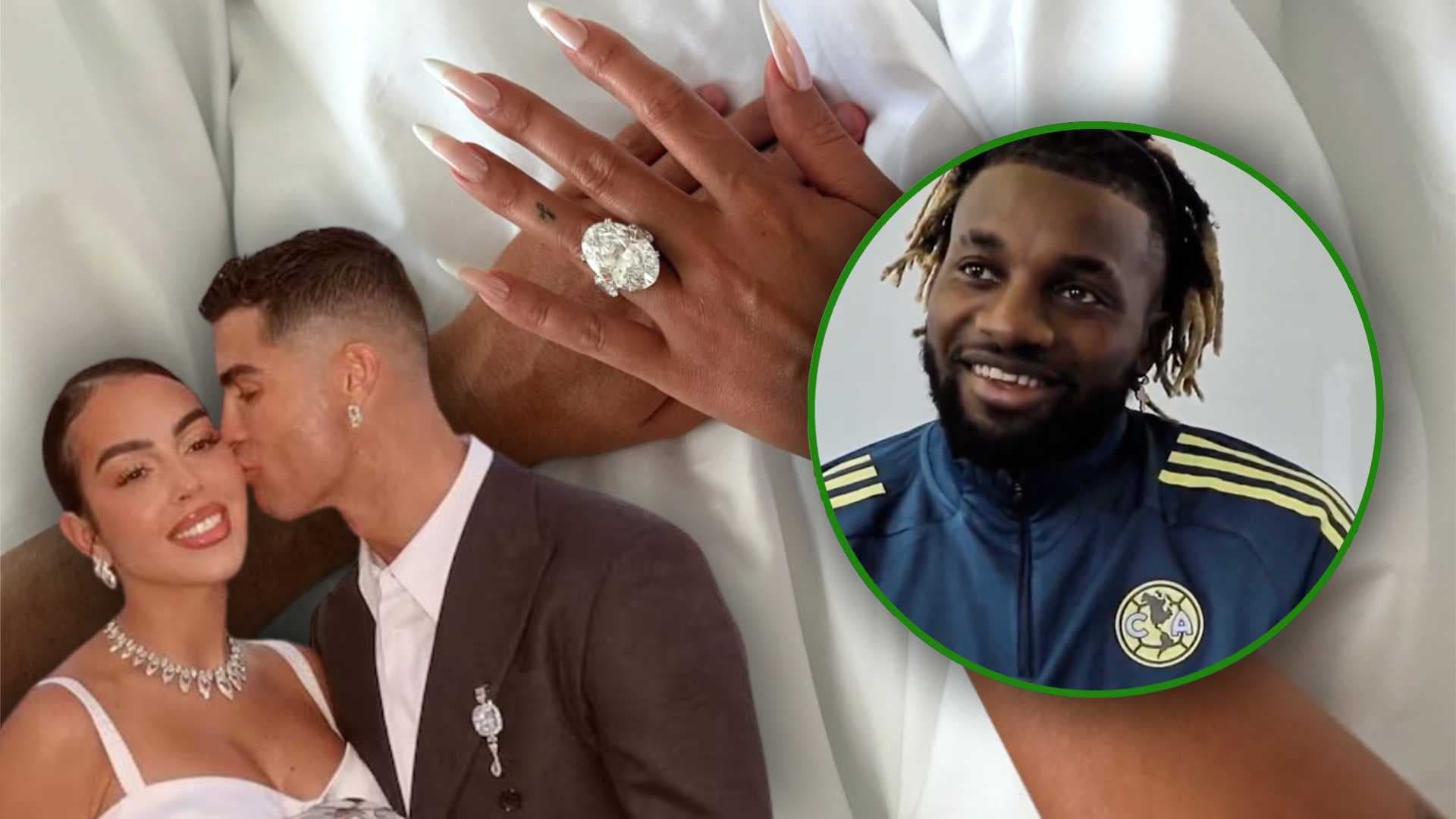 Cristiano Ronaldo, Georgina y Allan Saint-Maximin