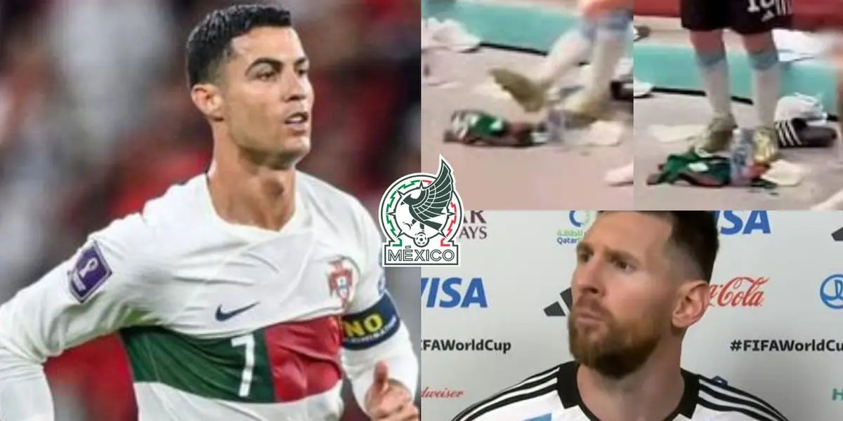 Mientras Messi pisó la del Tri, Cristiano y la curiosa imagen con la playera de México