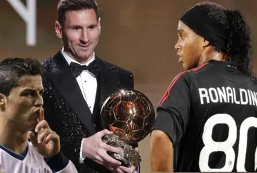 Cristiano Ronaldo no quiso opinar del octavo Balón de Oro de Lionel Messi, esto dijo Ronaldinho