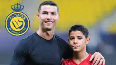 (VIDEO) Cristiano Ronaldo da que hablar con un gesto con su hijo en el Al Nassr