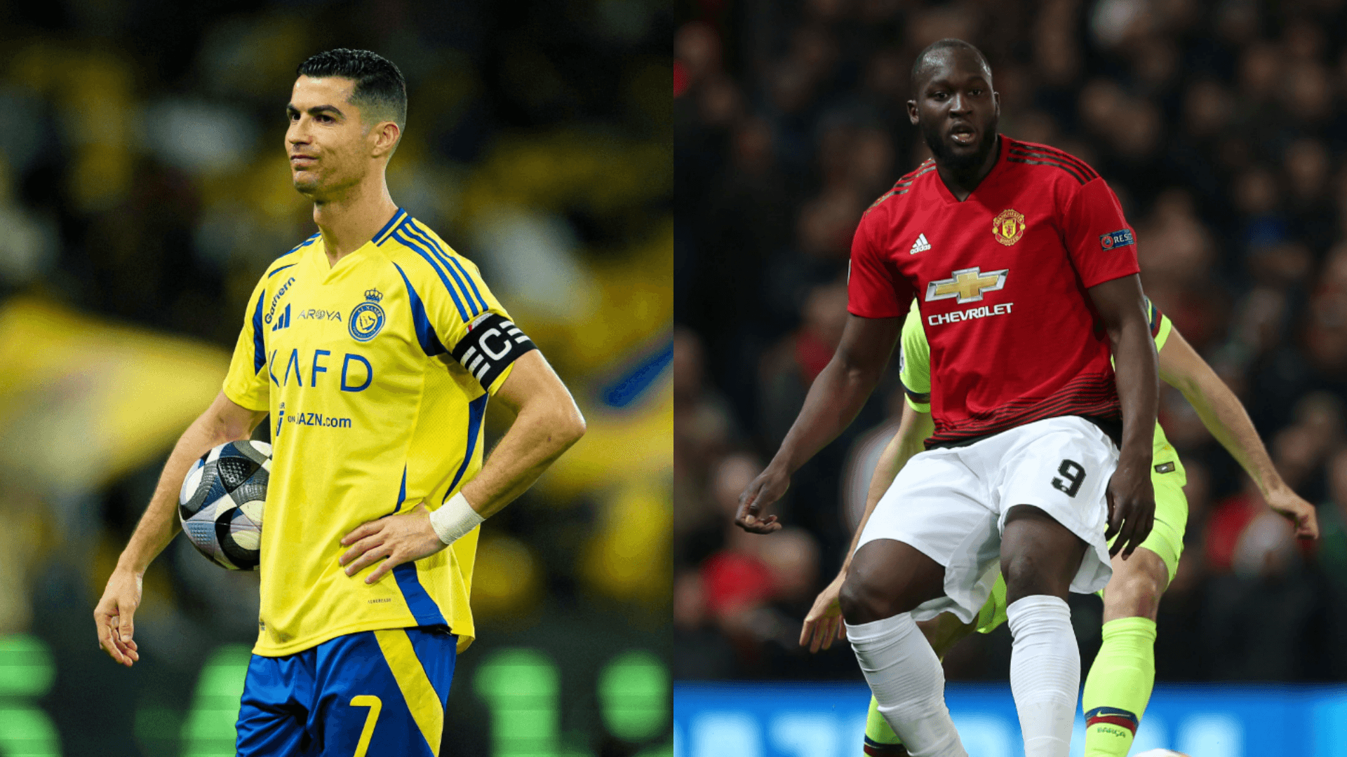 Cristiano Ronaldo y Romelu Lukaku | Fotos: @Cristiano y @ManUtd