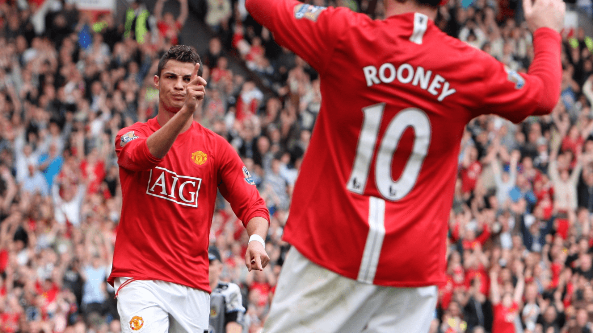 Cristiano Ronaldo y Rooney en el Manchester United | Foto: @ManUtd
