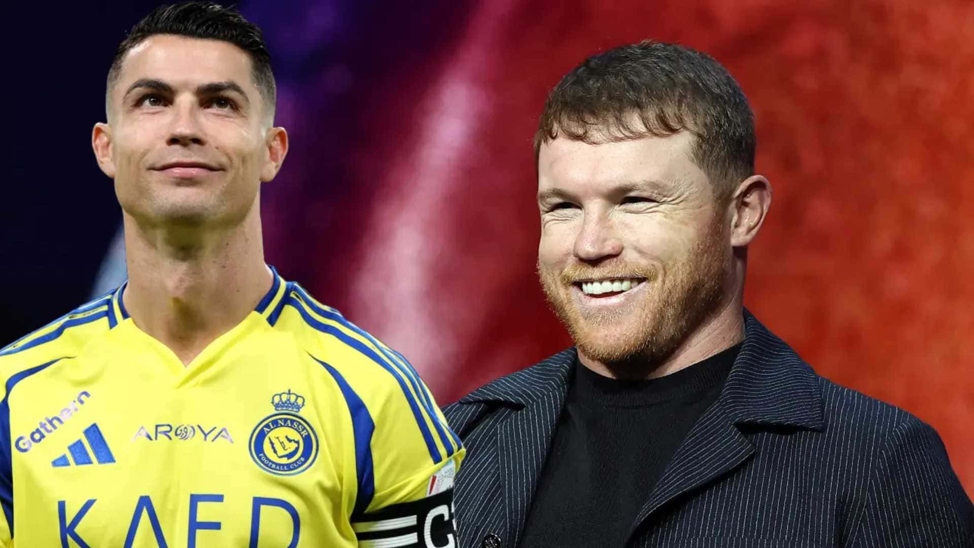 Cristiano Ronaldo y Saúl ‘Canelo’ Álvarez (Foto: La Posta)