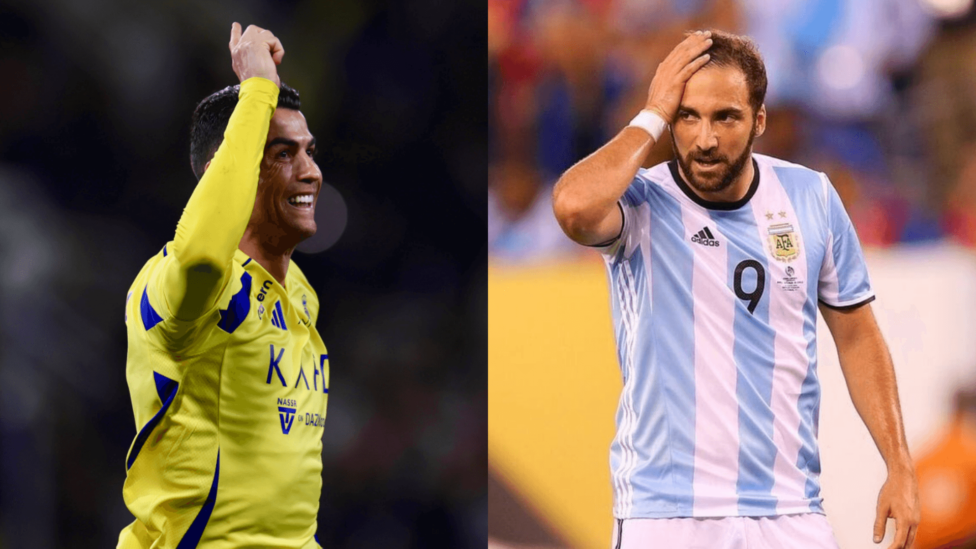 Cristiano y Gonzalo | Fotos: @Cristiano y @Argentina