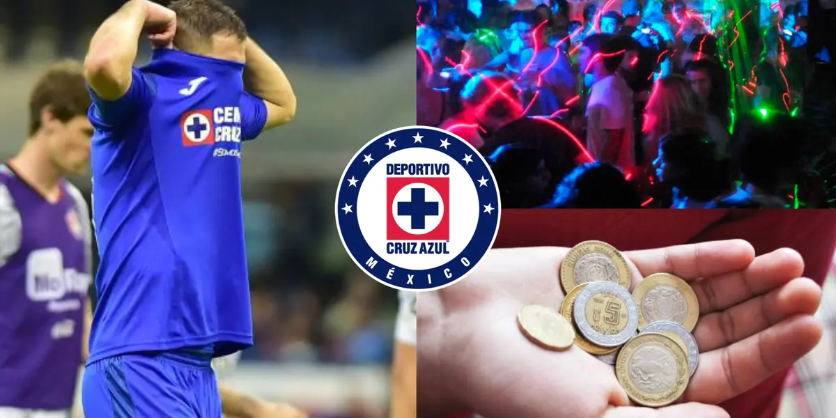 Cruz Azul contrataba por contratar, uno de esos jugadores se gastaba el salario en fiestas y ahora apenas vive con 123 mil pesos