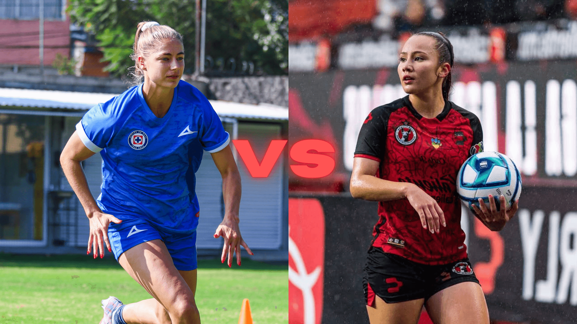Cruz Azul Femenil vs. Tijuana Femenil | Fotos: @AzulFemenil y @XolosFemenil