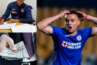 Cruz Azul puede traer a Pablo Ceppelini, gana 2 millones de pesos más que Jonathan Rodríguez, pero no jugaría en el primer equipo