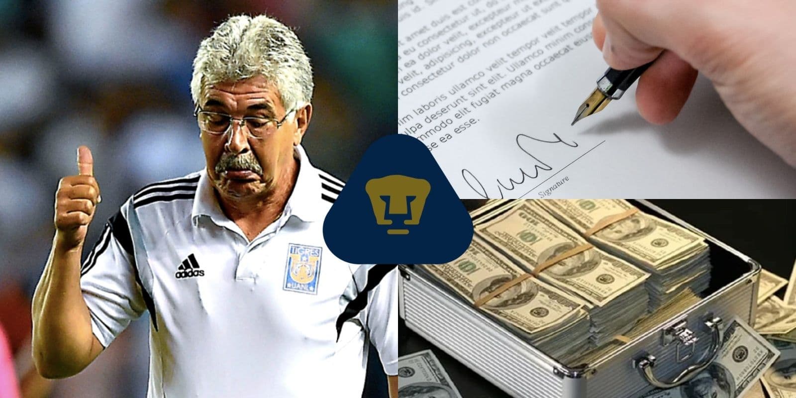 Cruz Azul y Pumas pelean por Tuca y lo que le pagaría Club Universidad al Tuca.
