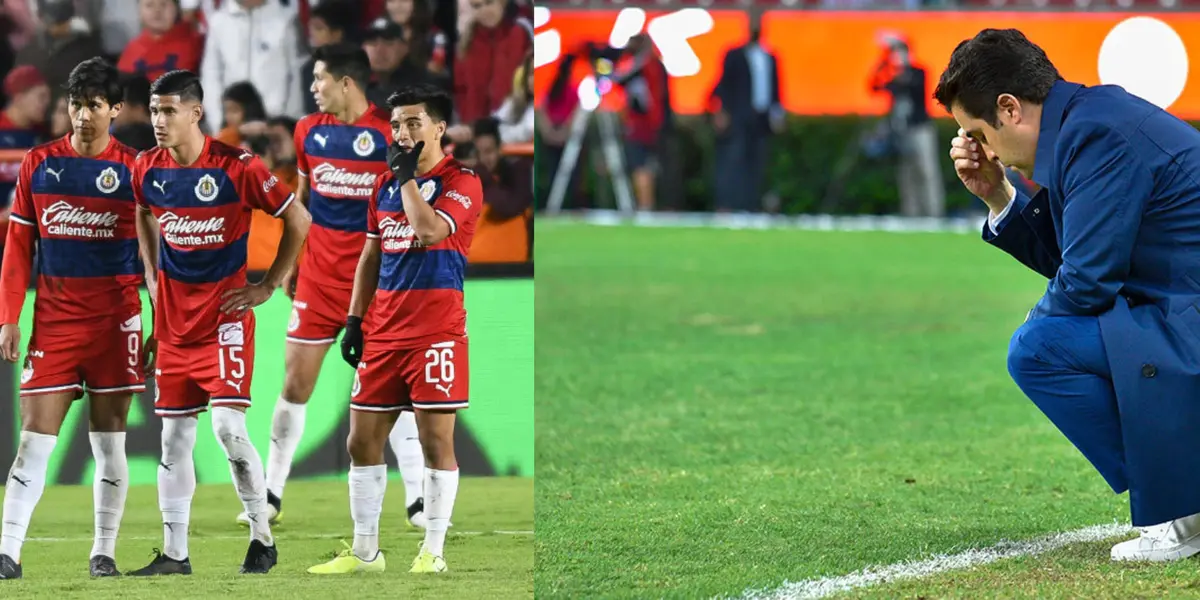 Cuando Chivas juega sin nueve nominal, el gol no llega en el rebaño