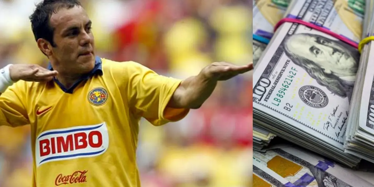 Cuauhtémoc Blanco es uno de los máximos ídolos del Club América y no vas a creer en qué gastó su primer salario.