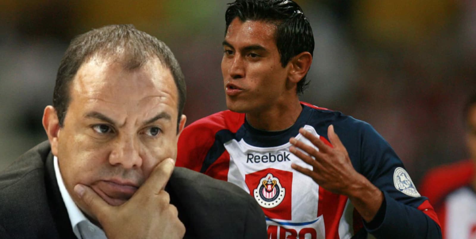 Cuauhtémoc Blanco junto a Alberto Medina / FOTO EL PAÍS