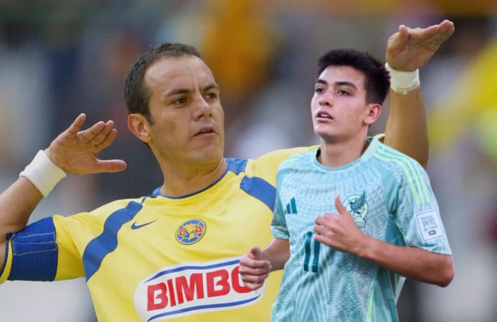 Cuauhtémoc Blanco y Gilberto Mora/ Foto 90min.com