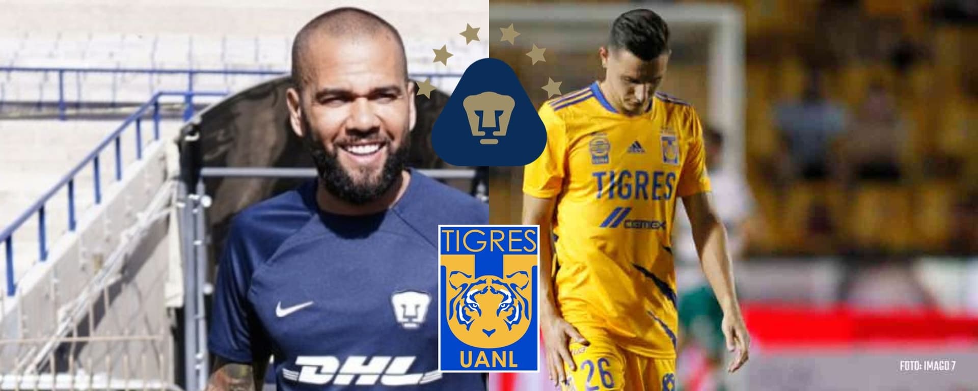 Dani Alves debutó en Pumas y en su primer partido ya realizó lo que Florian Thauvin no ha querido hacer en Tigres.