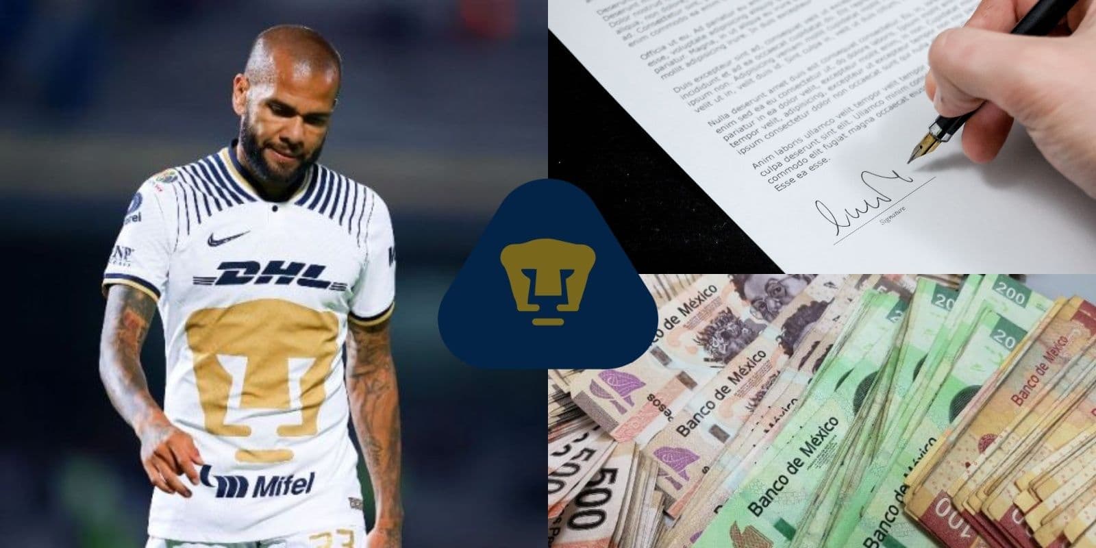 Dani Alves está amarrado a Pumas por un negocio de más de 60 MDP.