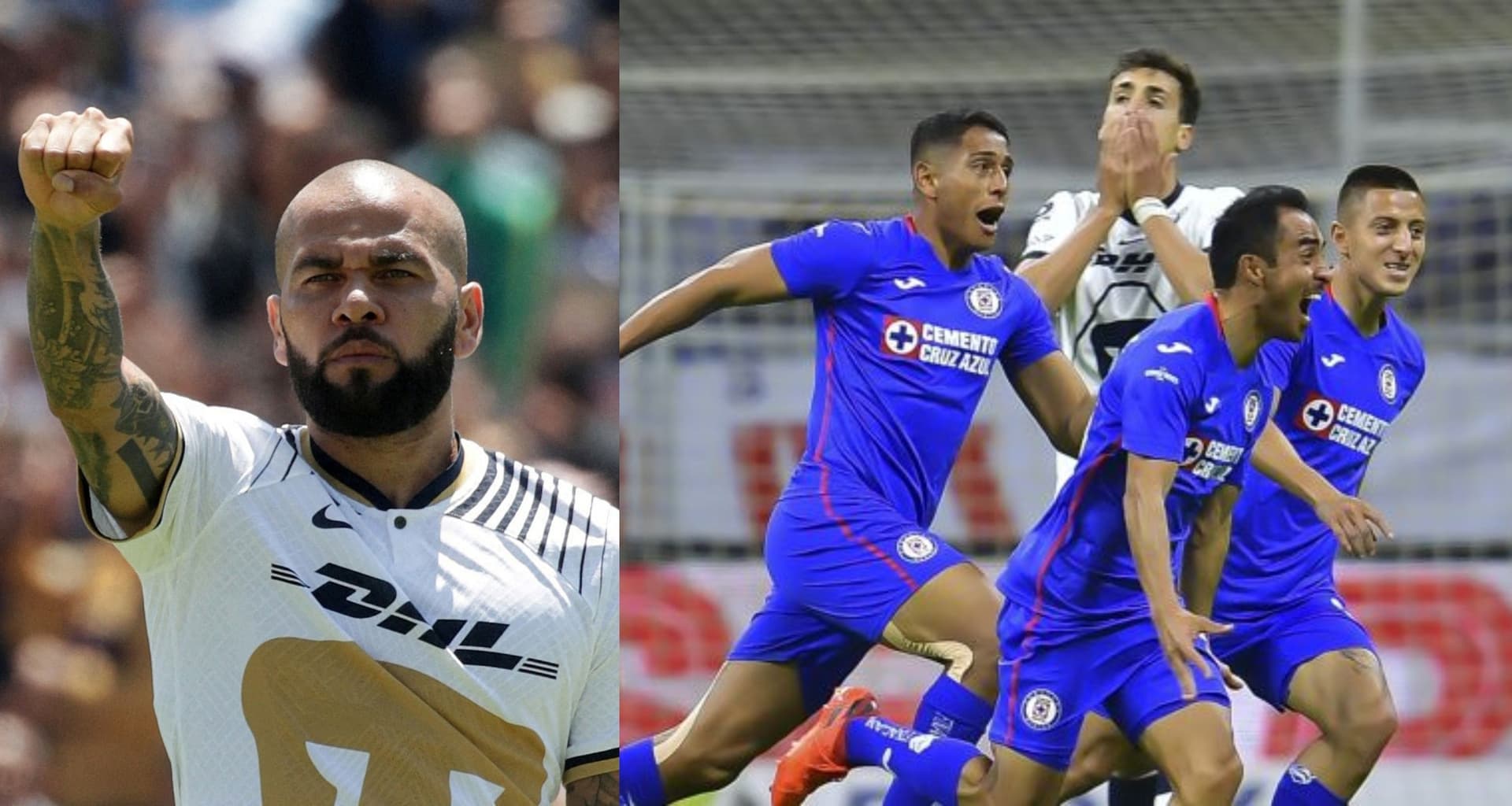 Dani Alves no pudo ser trascendente con Pumas. No le pudieron ganar ni al Cruz Azul, sería su fin y llegaría a otra institución.