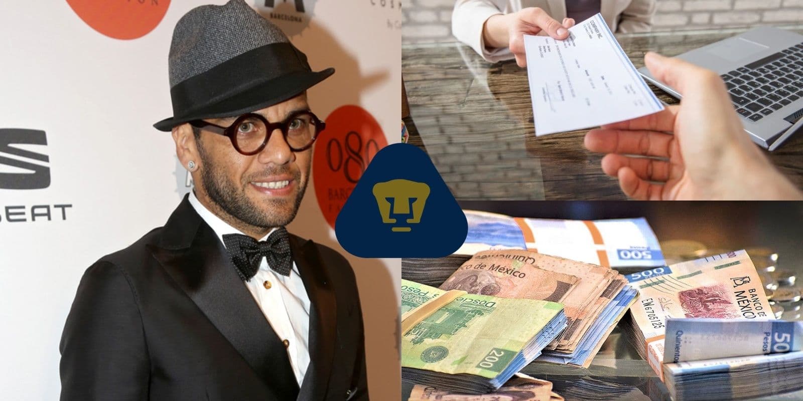 Dani Alves se marcha a Europa para gastar los millones que Pumas le paga.