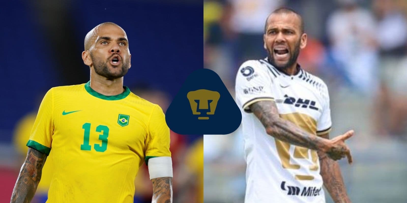 Dani Alves y la manera en la que le responde con Pumas al DT de la selección de Brasil