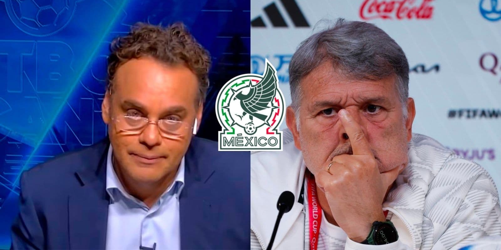 David Faitelson filtró un mensaje que recibió de Gerardo Martino que predecía el destino del Tri