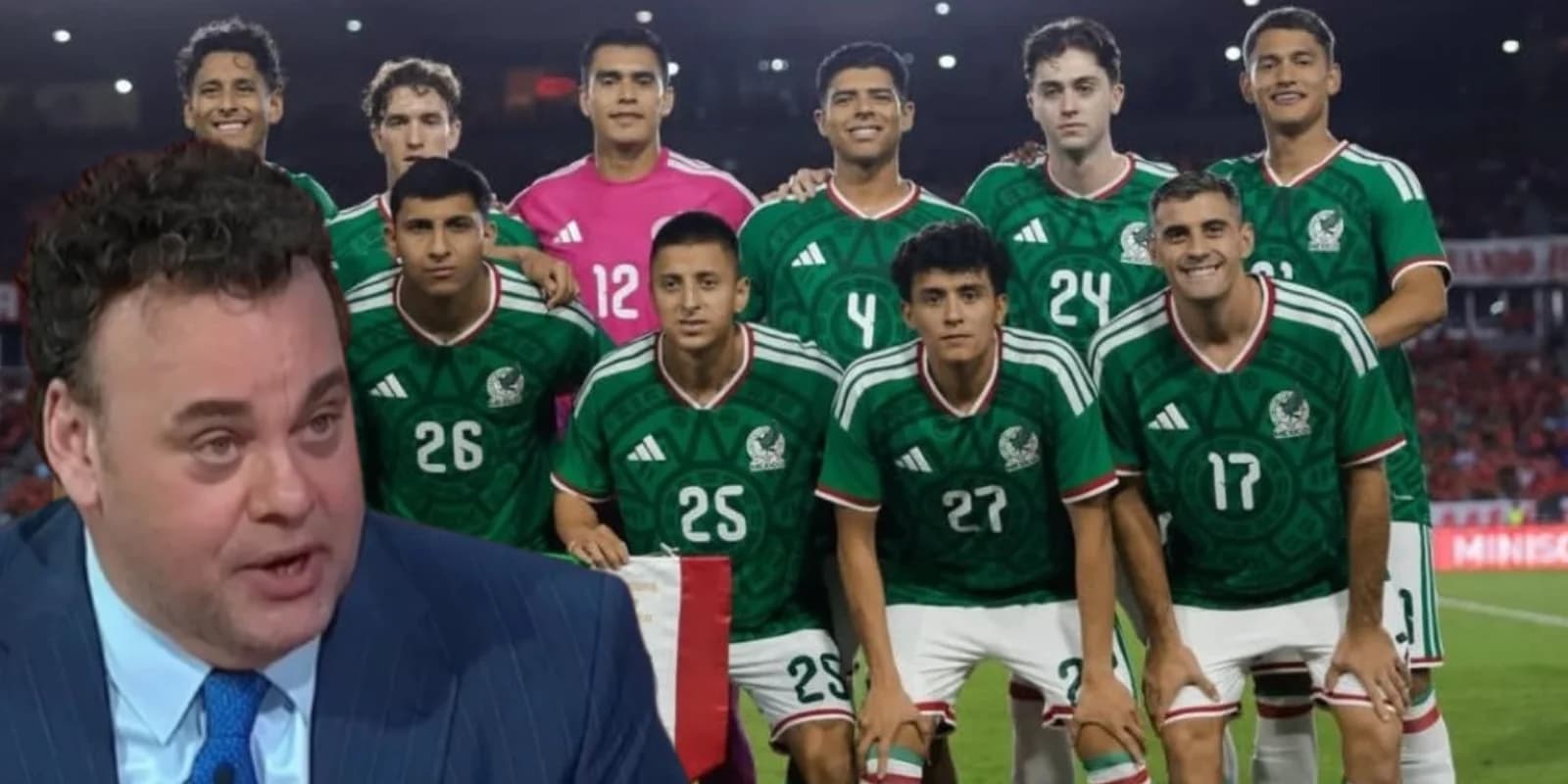 David Faitelson reacciona a la alineación de la Selección Mexicana ante Panamá
