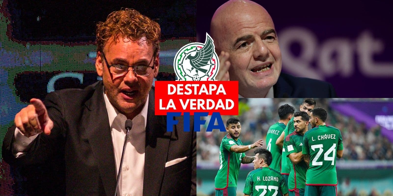 David Faitelson revela por qué la FIFA no quiso al Tri en el Mundial de Qatar 2022
