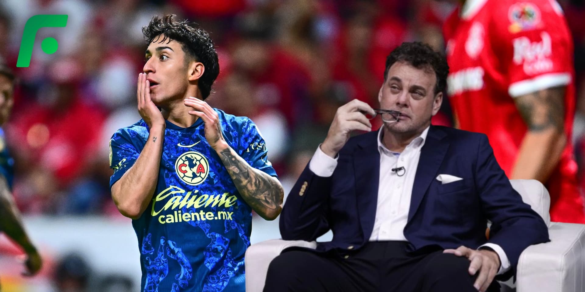 David Faitelson y Alejandro Zendejas (Fuente: TUDN / MEXSPORT)
