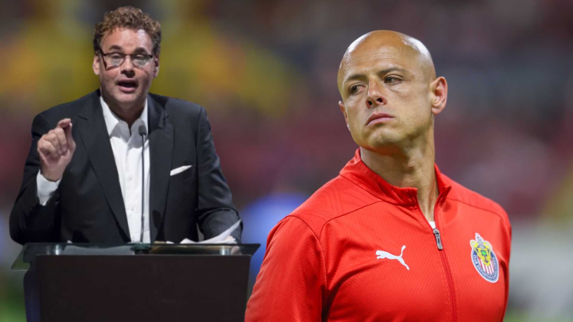 David Faitelson y Chicharito Hernández
