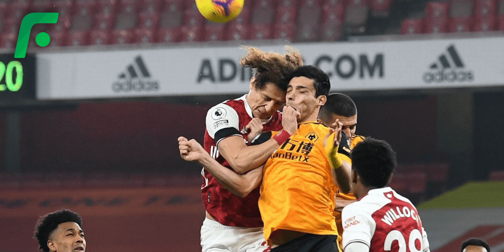 David Luiz durante la lesión a Raúl Jiménez (Fuente: MEXSPORT)
