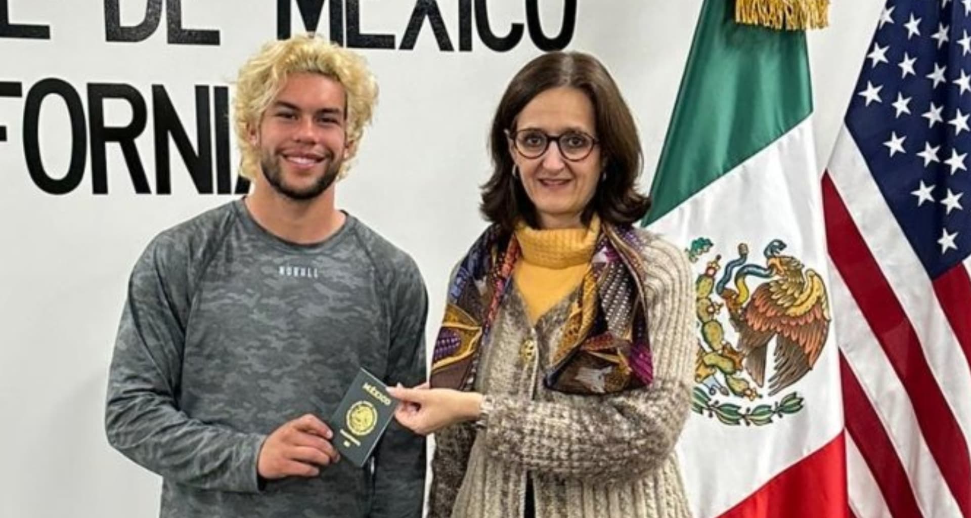 Demostró que es mexicano, el plato que come Cade Cowell en Guadalajara