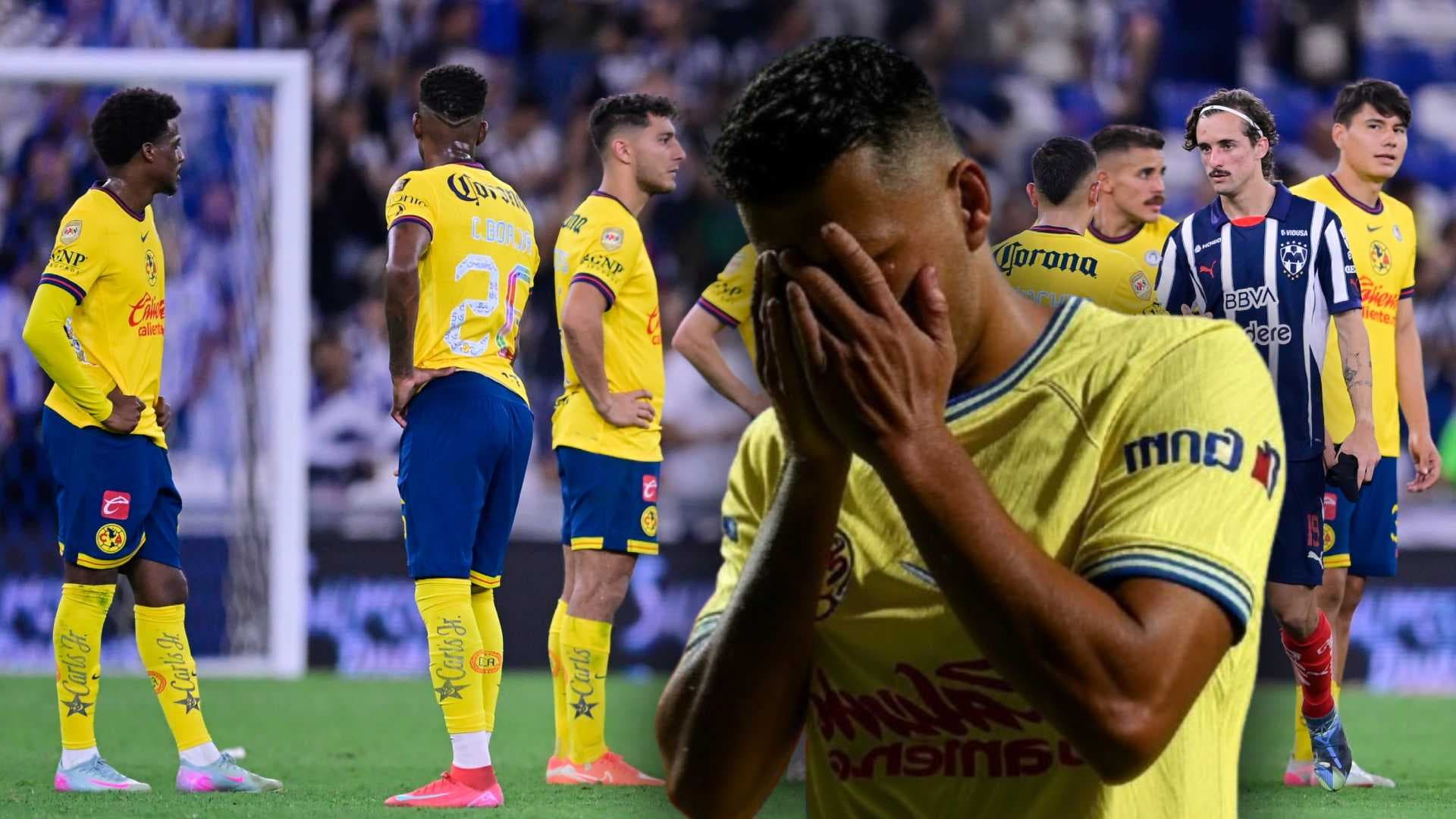 Derrota del Club América (Foto: MEXSPORT)