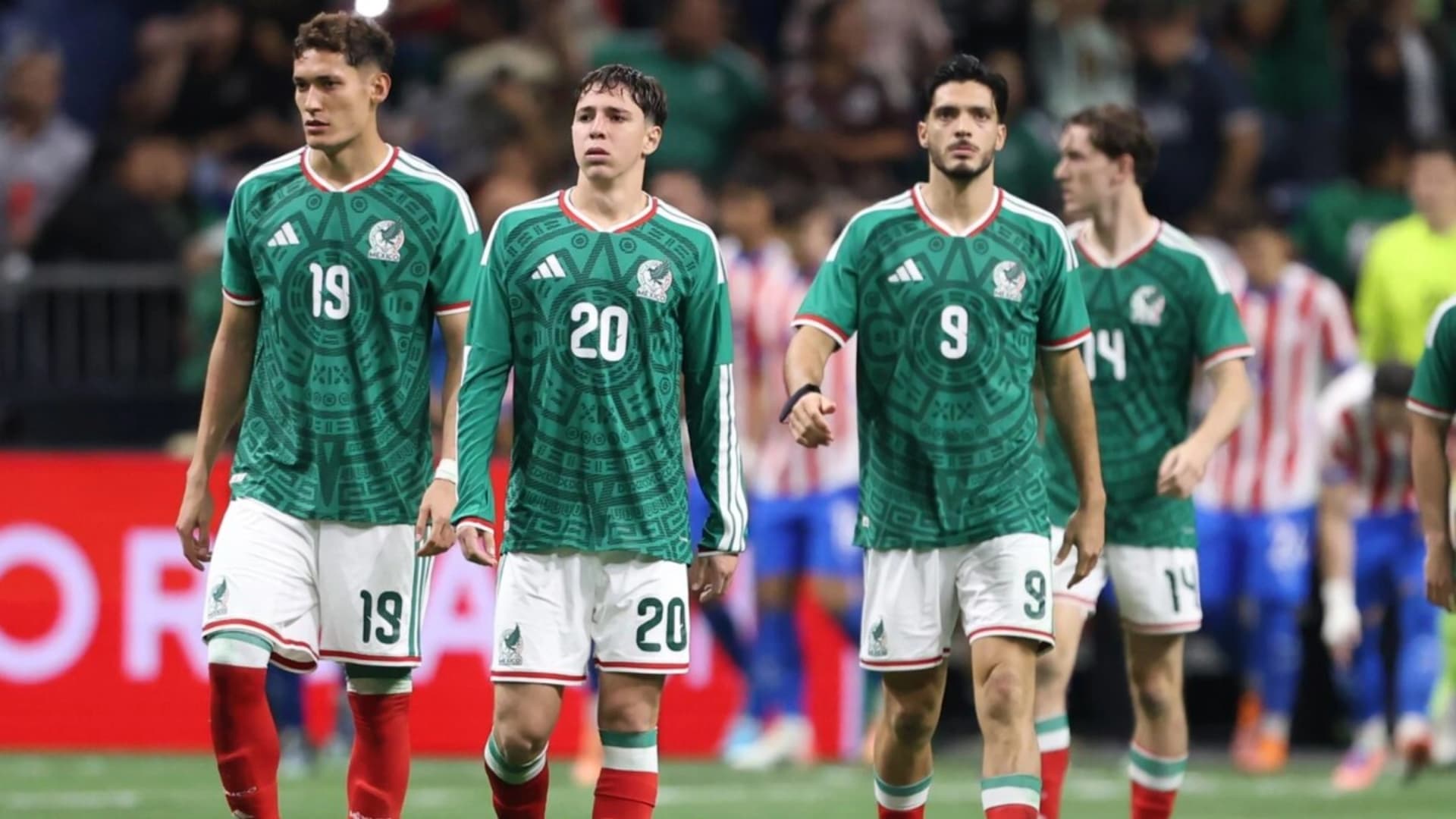 Derrota del la selección mexicana
