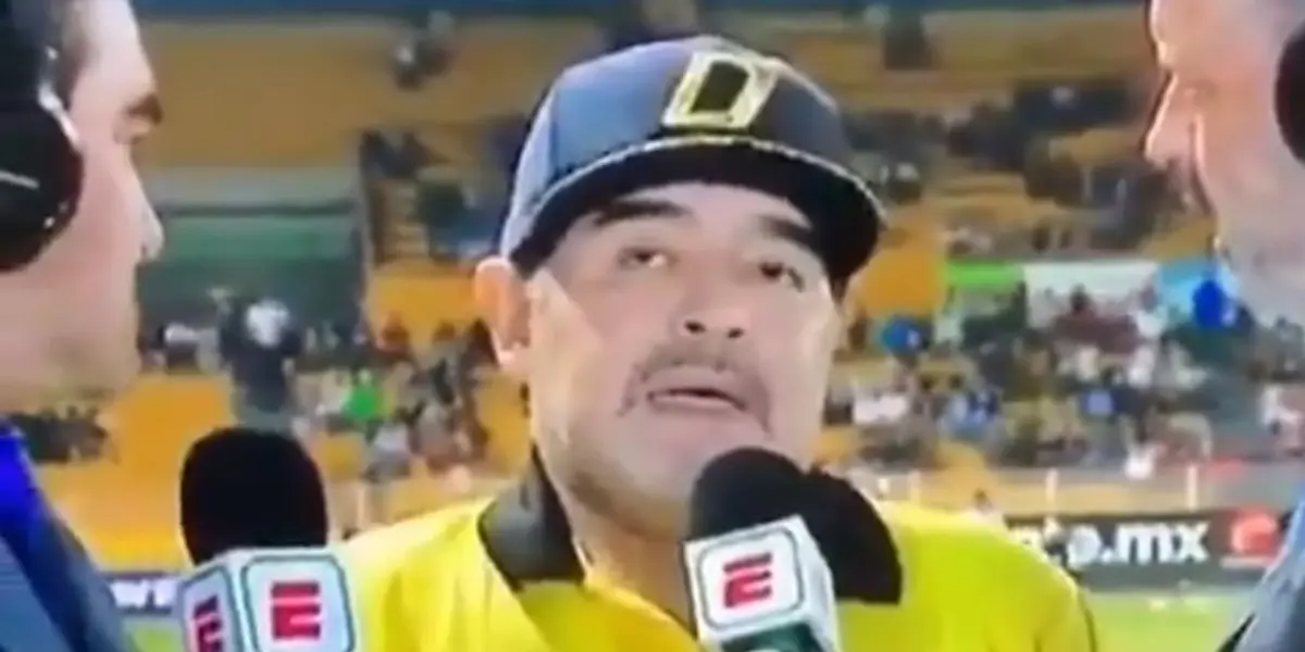 Destapan que Diego Maradona cobraba dinero para dar entrevistas en México, Jorge Campos era su amigo pero aún así no se libró.