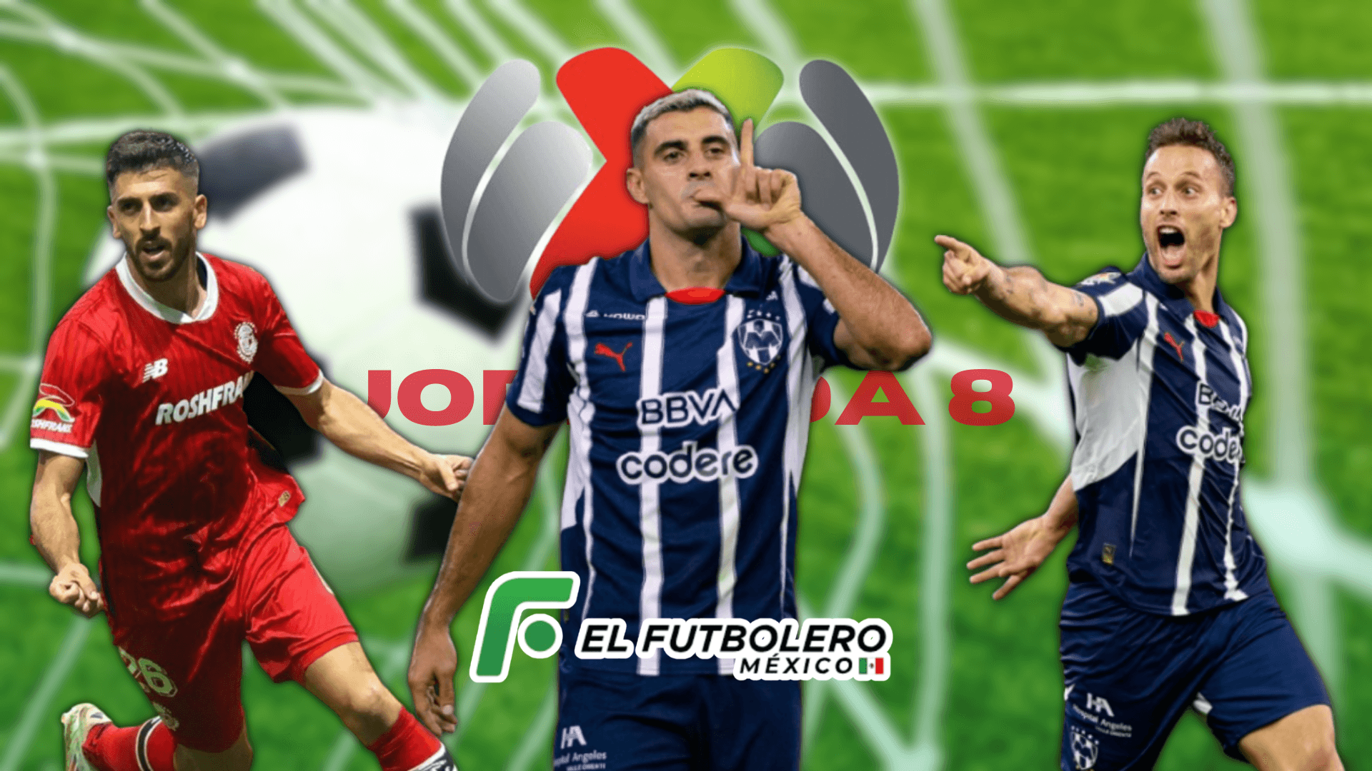 Dias, Berterame y Canales, líderes de la tabla de goleo. | Foto: X