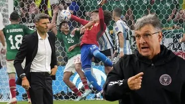 Dicen que le regalo el partido a Argentina y así respondió Martino, Rayados implicado