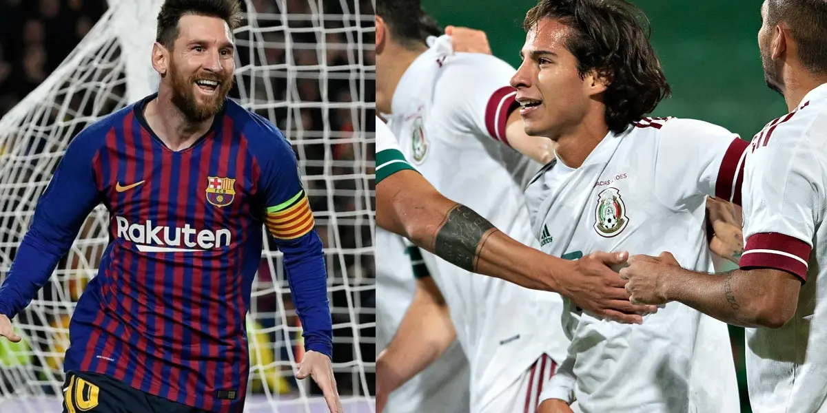 Diego Laínez anotó el gol del empate del Tri y ahora mira quién lo compara con Lionel Messi.
