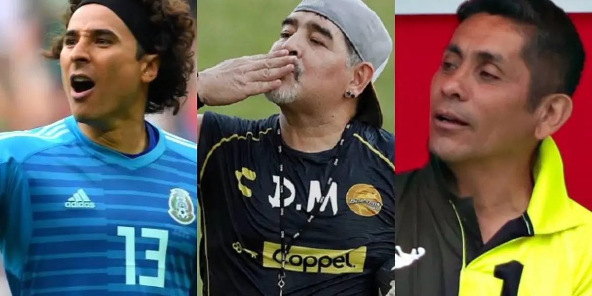 Diego Maradona y la razón por la que consideró mejor a Guillermo Ochoa como el mejor y a Campos como un jugador más del montón.