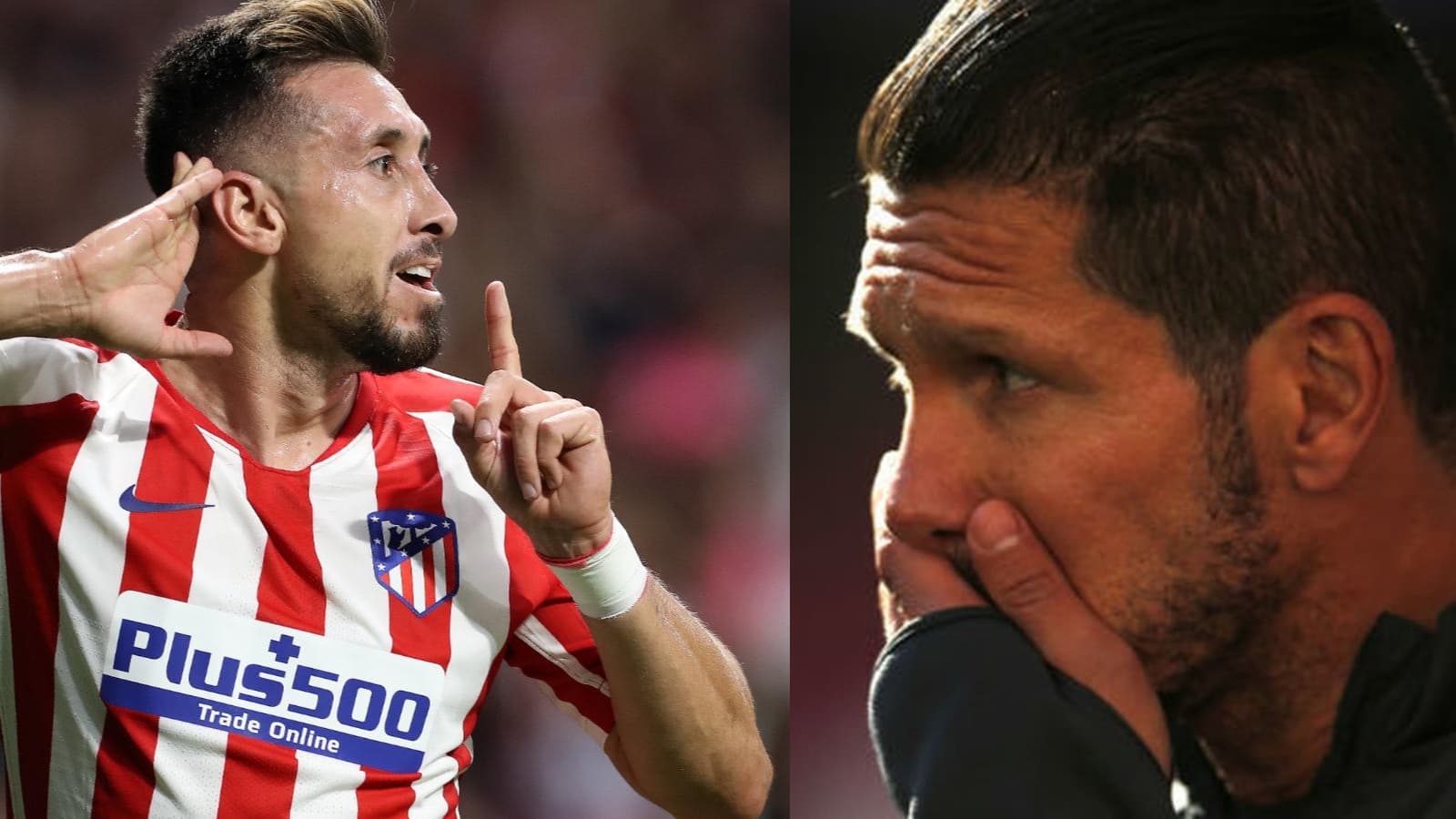 Diego Simeone se tragó su soberbia y permitió el ingreso de Héctor Herrera quien le cambió la cara al equipo en tan solo 3 minutos