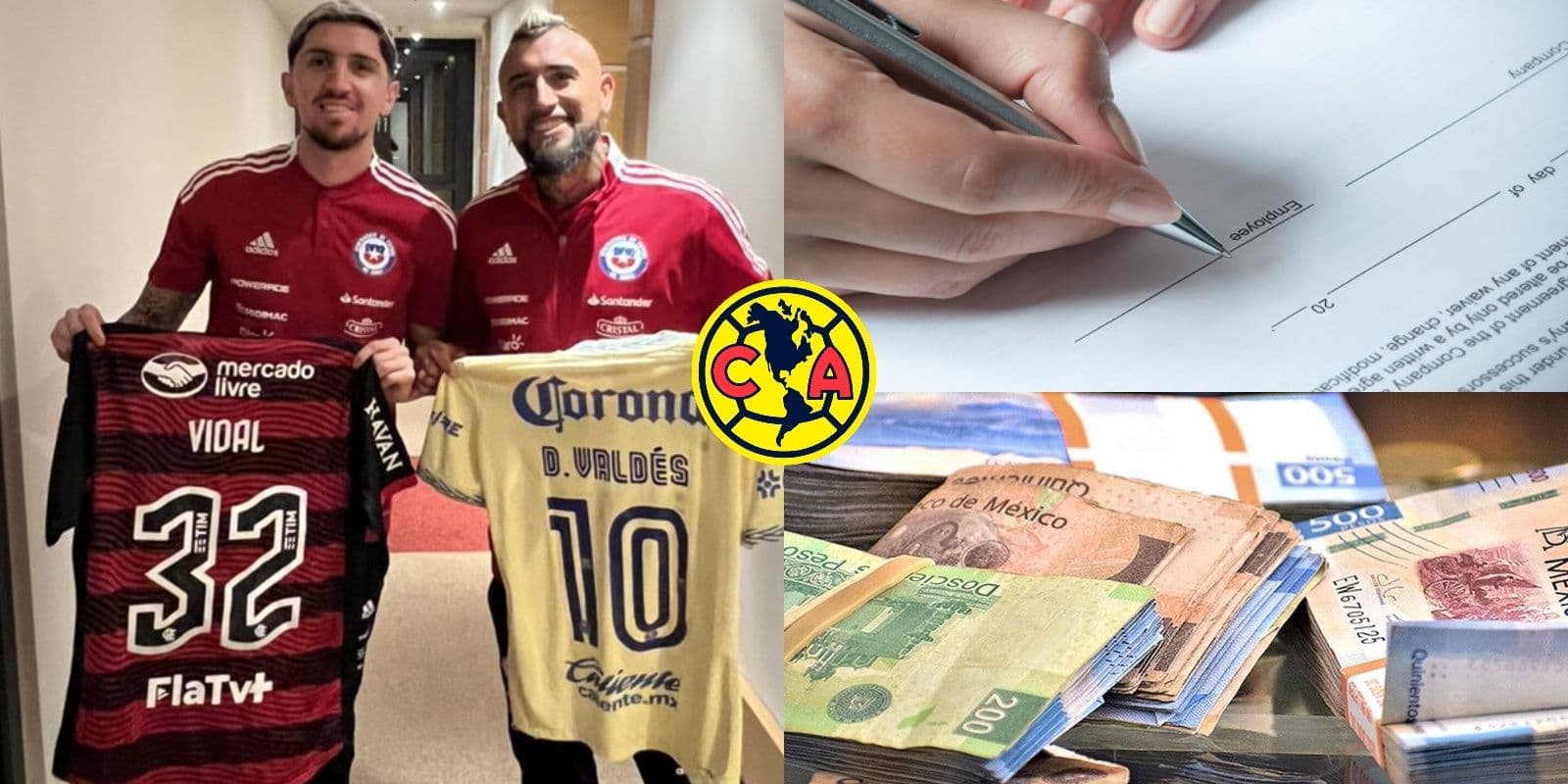 Diego Valdés empieza a convencer a Arturo Vidal de fichar con el América.