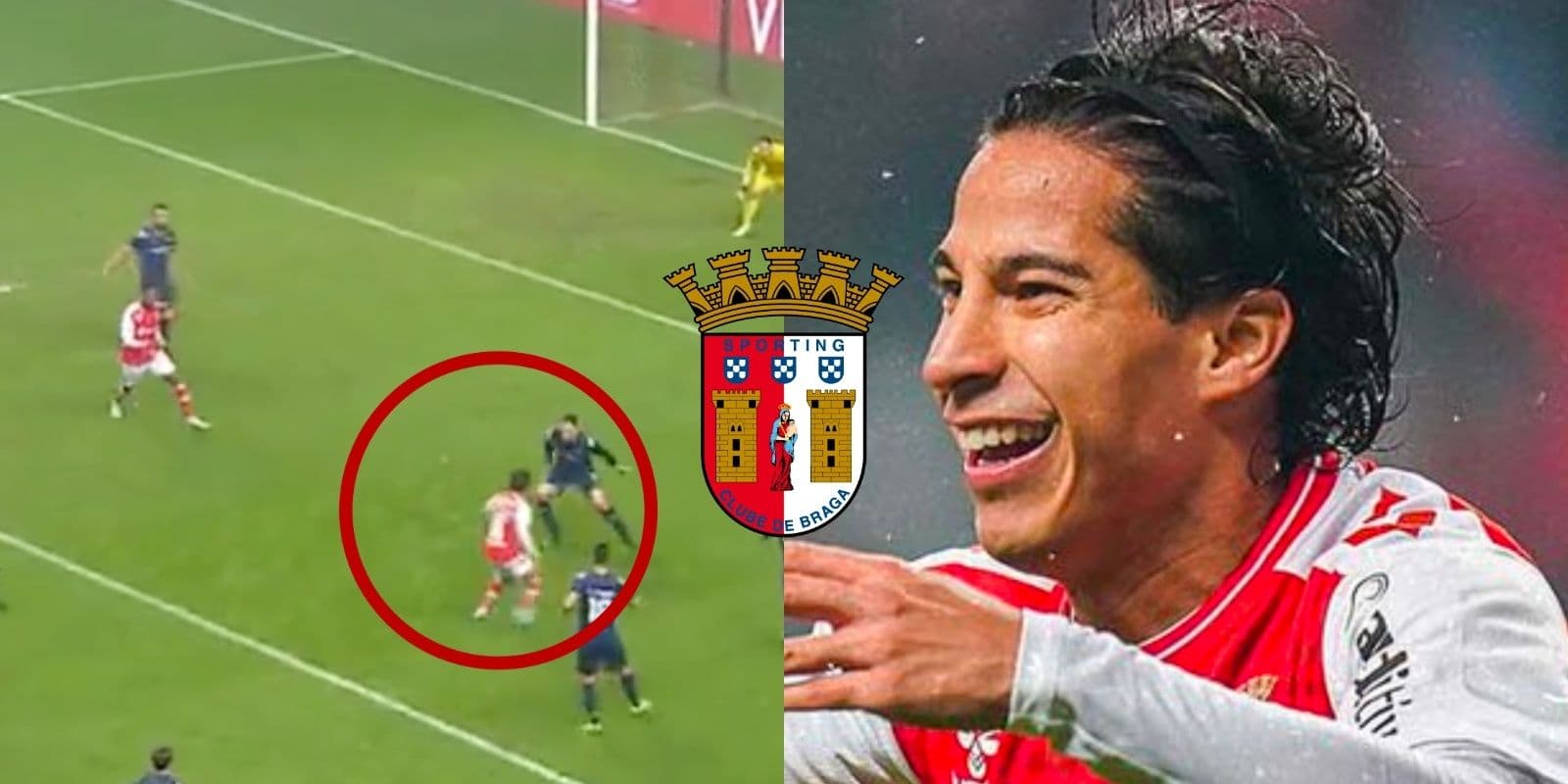 Disfruta el gol de Diego Lainez que llevó al Sporting Braga a conseguir los 3 puntos