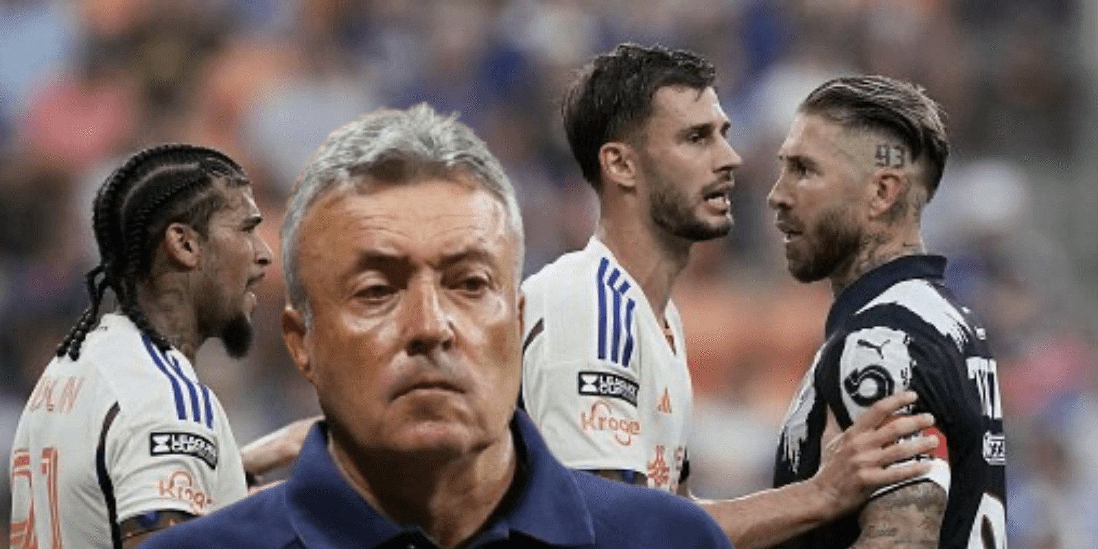 Domènec Torrent en el Rayados vs Cincinnati / FOTO X
