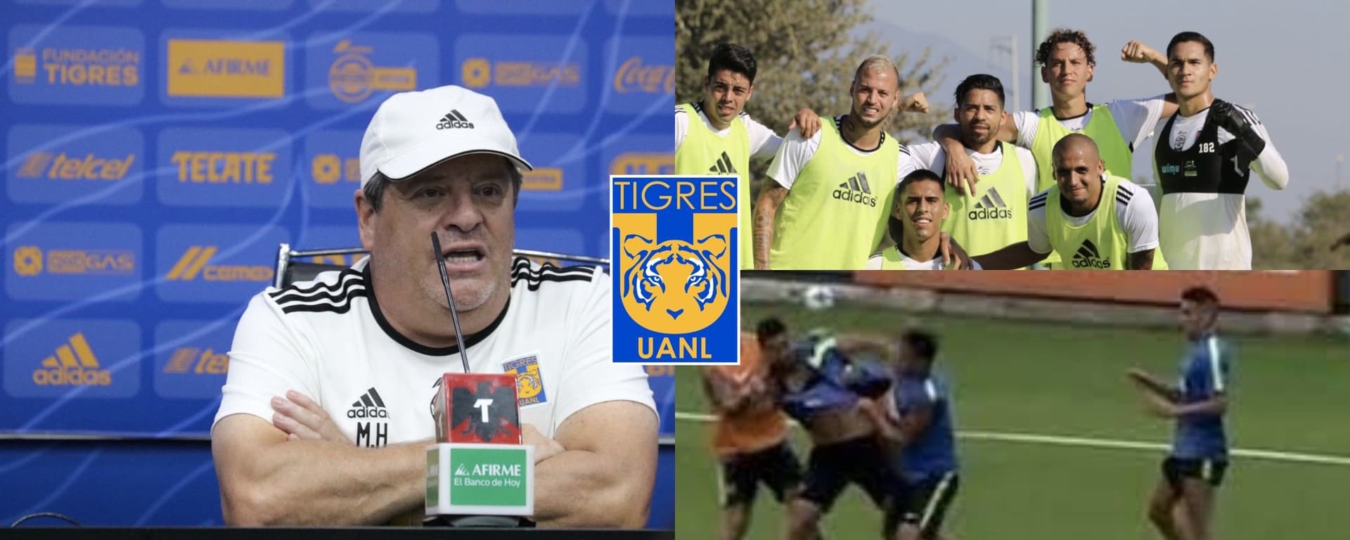 Dos jugadores de Tigres pasaron de los golpes a los abrazos gracias a su DT.