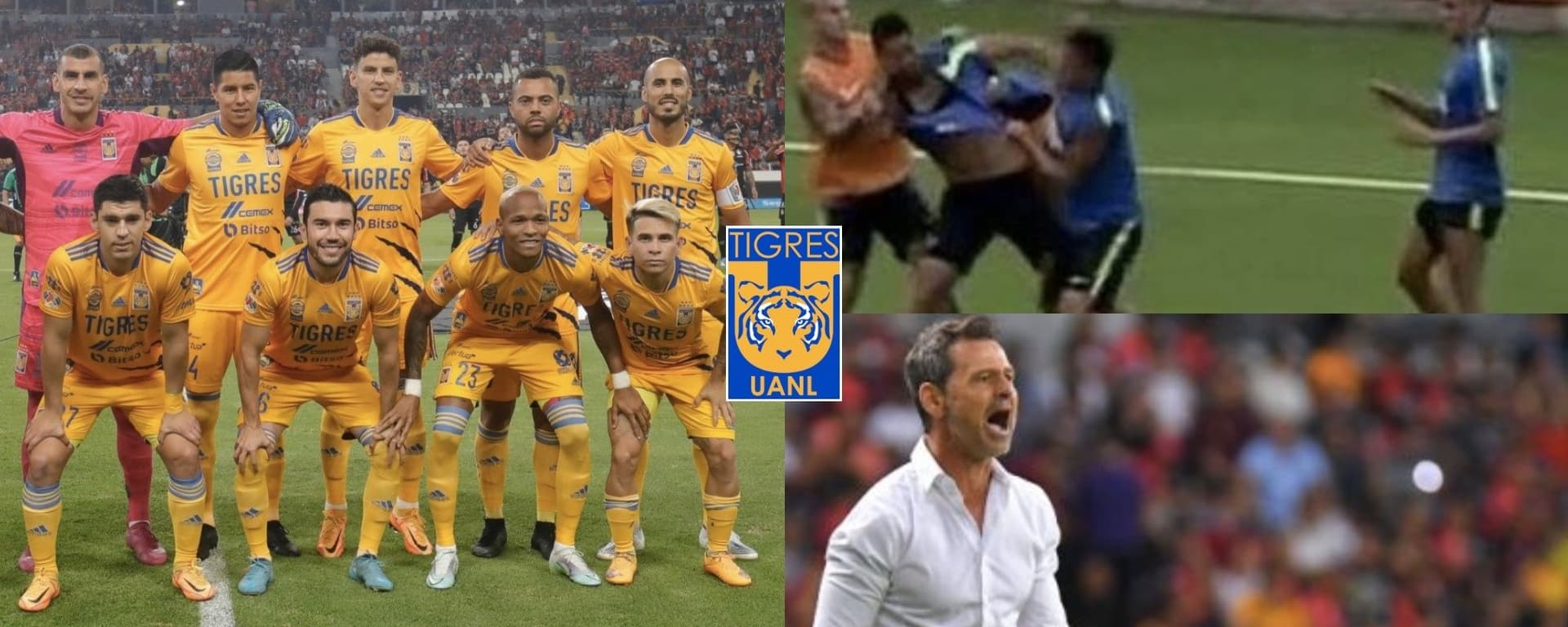 Dos jugadores de Tigres se agarraron a golpes, Diego Cocca toma medidas, se queda al tronco y saca al de mejor calidad.