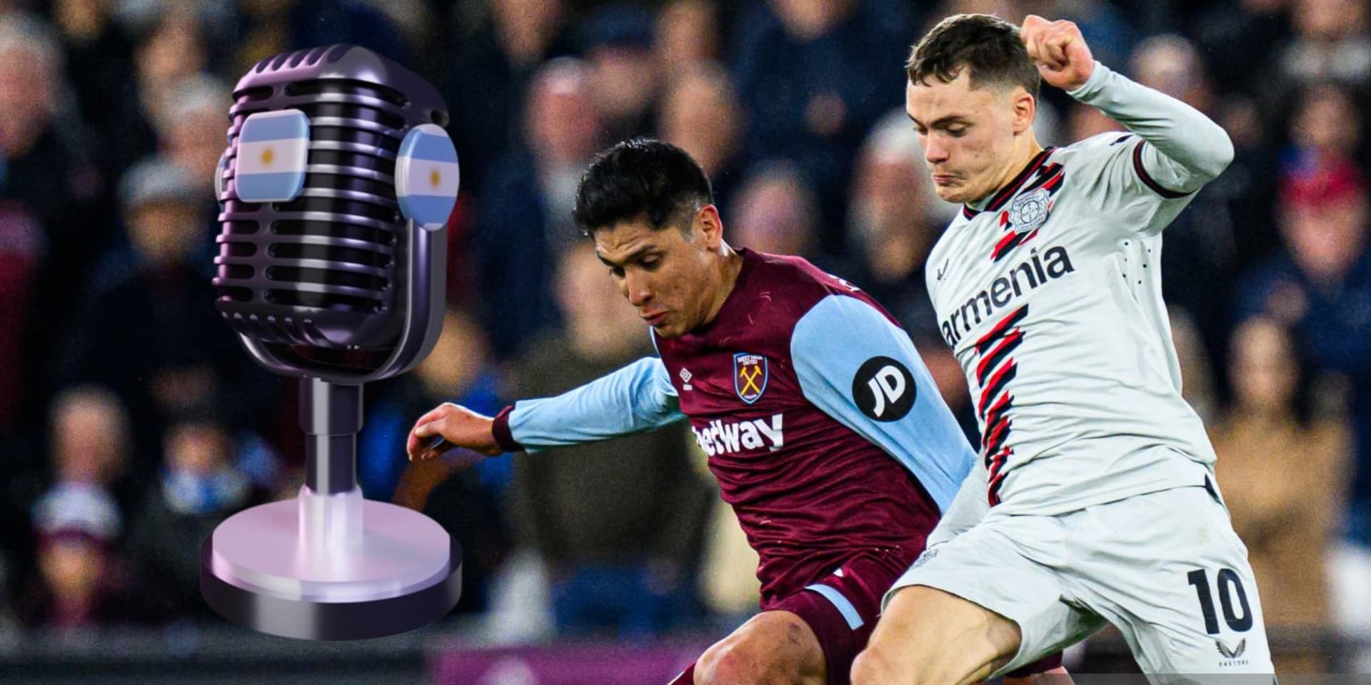Edson Álvarez durante el duelo del West Ham United vs. Bayer Leverkusen / Foto: Getty Images