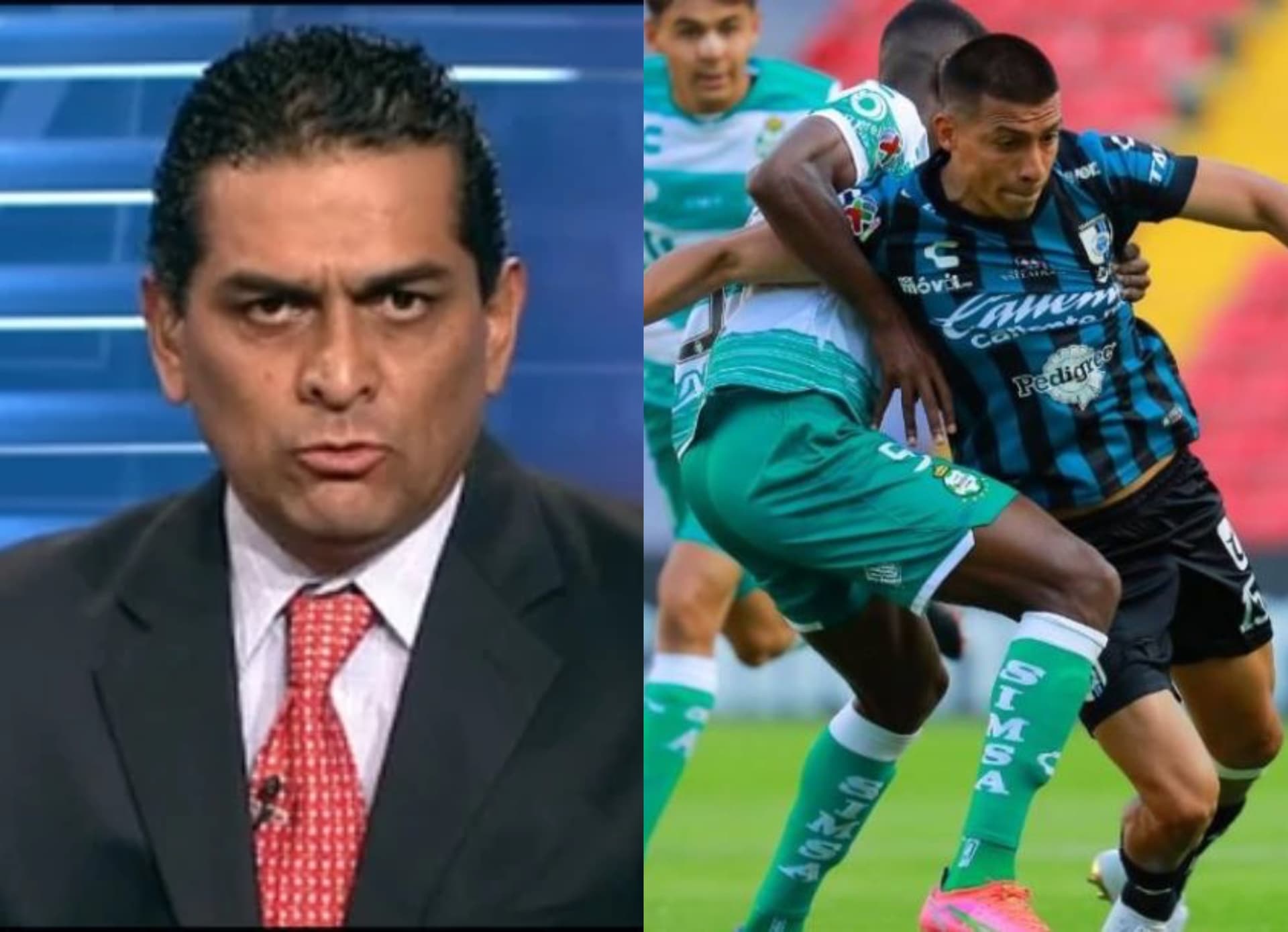 El analista de ESPN en arbitraje, Felipe Ramos Rizo revela el garrafal error arbitral en el Santos vs Querétaro.